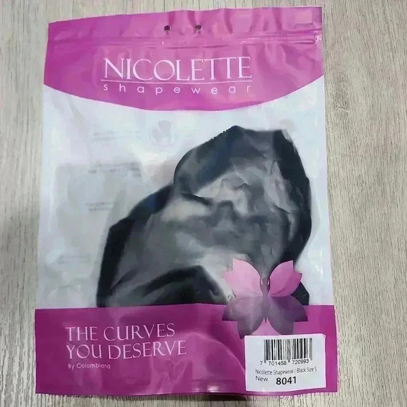 NWT Nicolette Womens Shapewear Intelligent Compression Bodysuit Black Size Small - Picture 1 of 3